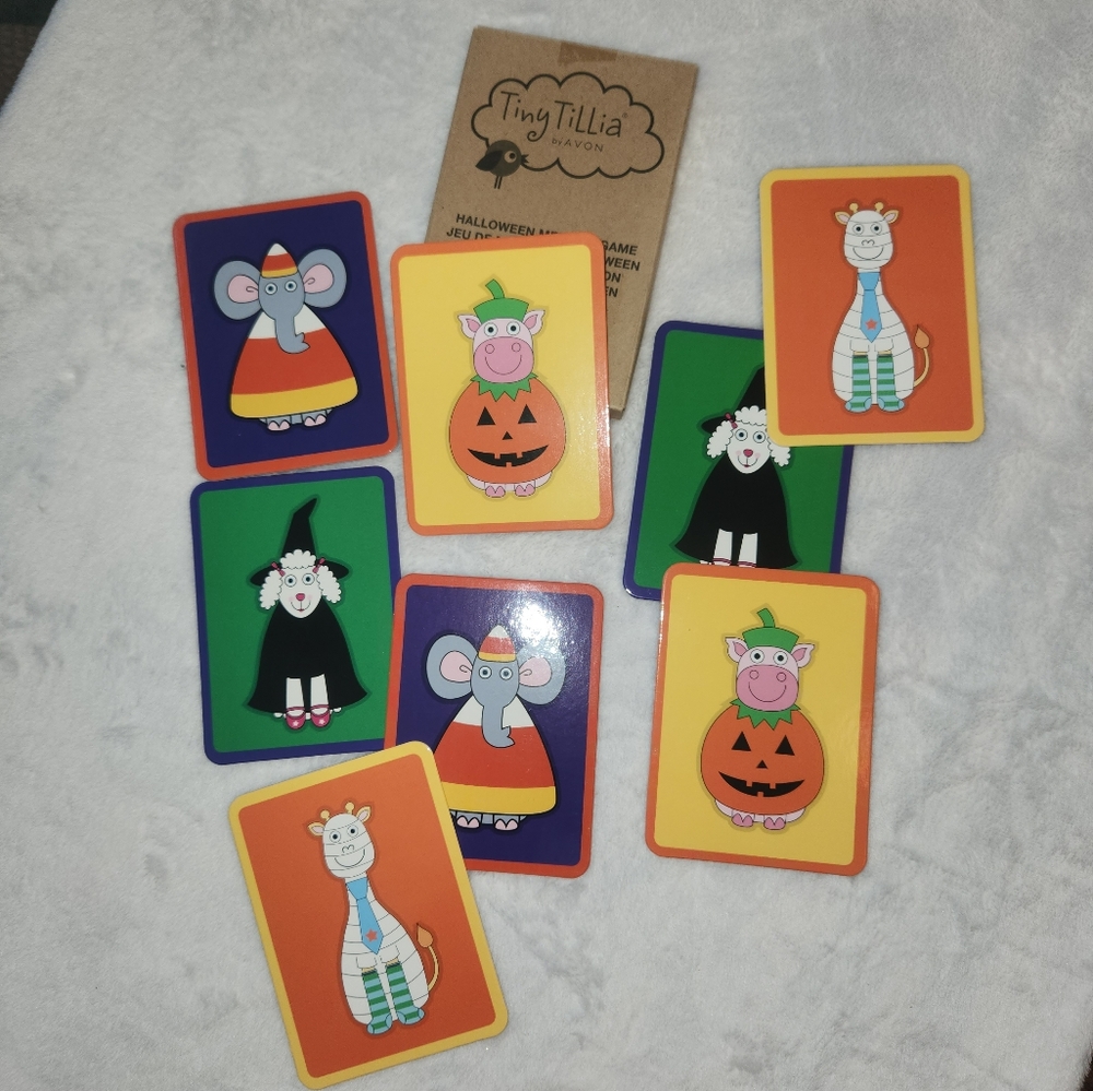 Avon Tiny Tillia Halloween Memory Game